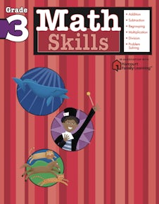 Math Skills: Grade 3 (Flash Kids Harcourt Family Learning) by Flash ...