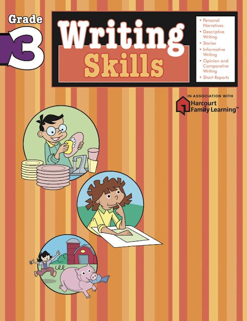 Writing Skills: Grade 3 (Flash Kids Harcourt Family Learning) by Flash ...