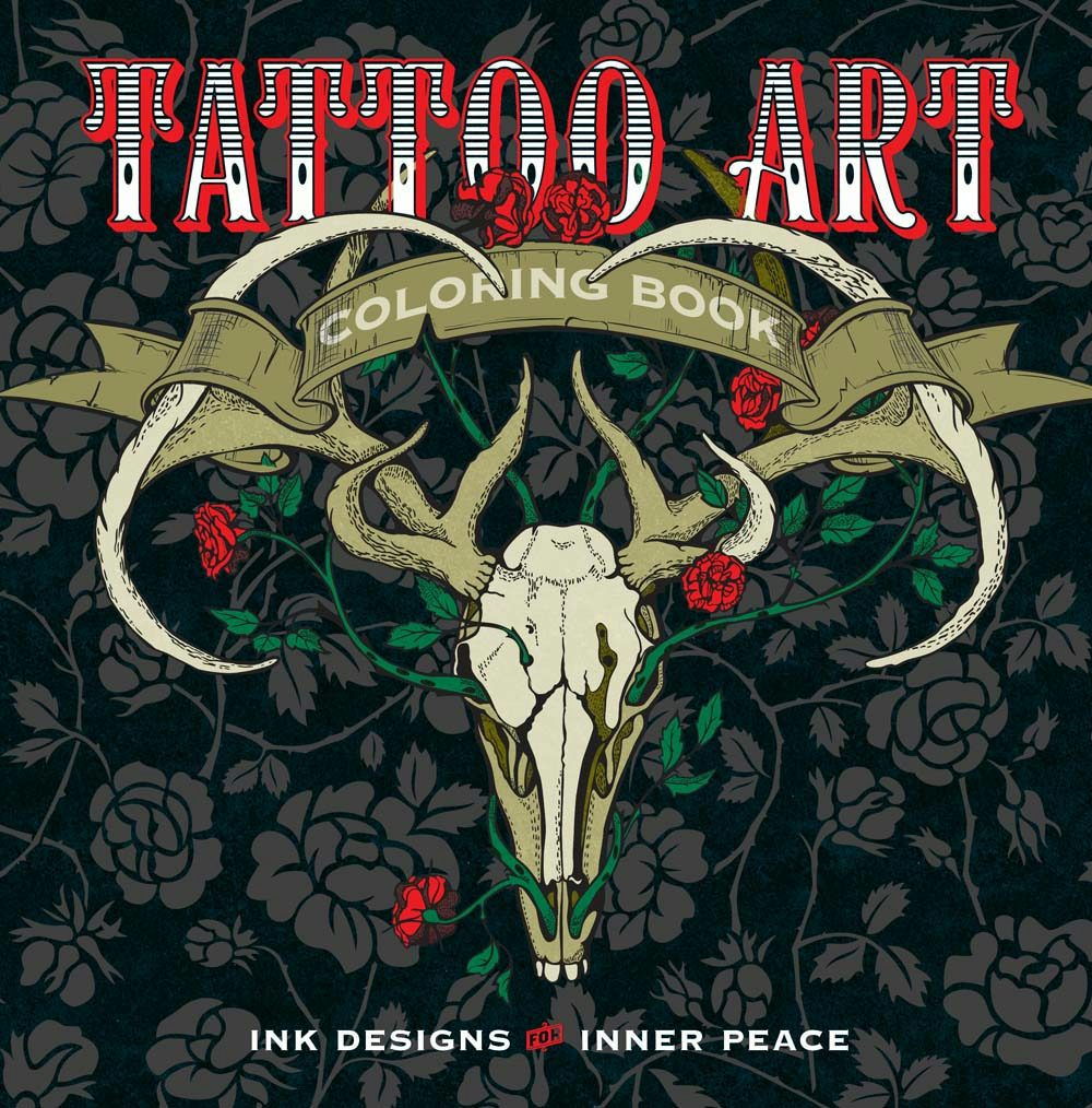 Tattoo Art Coloring Book by Lark Crafts 9781454709695  Union Square  Co