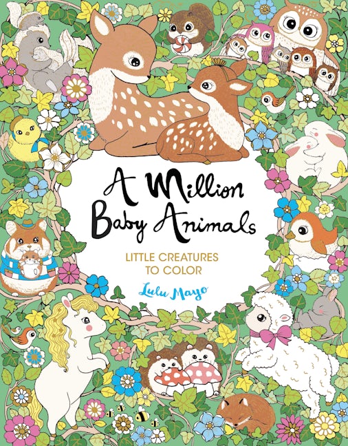 Cute Coloring Book: 40 Cute and Creative Animal, Kawaii and