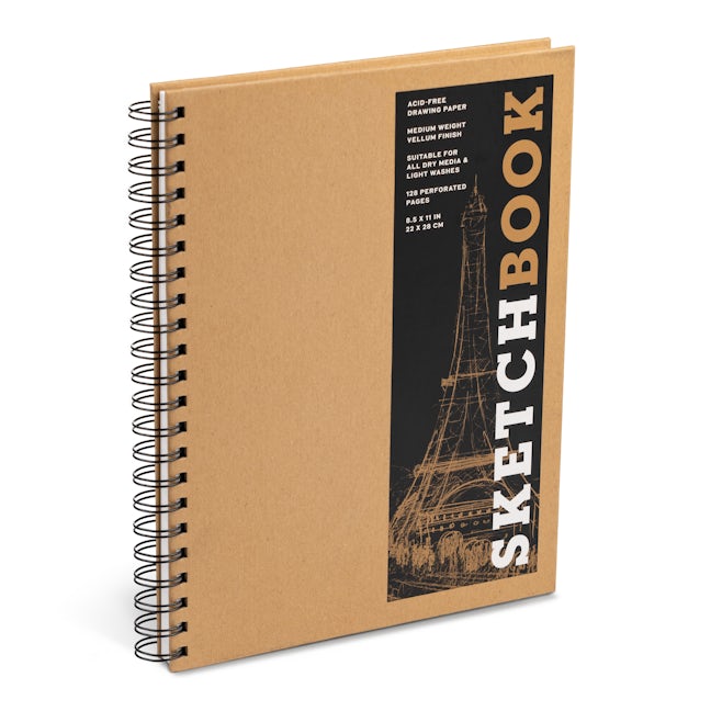 Handmade Staple-Bound Large Exploration Sketchbook By Earmark Social Goods  Inc.