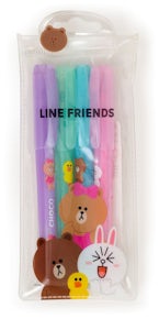 Line Friends Gel Pens