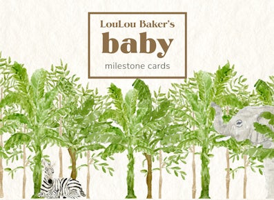 LouLou Baker’s Baby: Milestone Cards