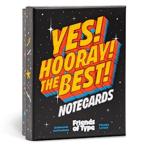 Yes! Hooray! The Best! A Notecard Collection by Friends of Type