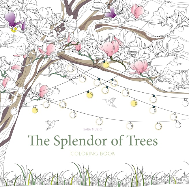 The Splendor of Trees Coloring Book by Sara Muzio 9788854419520