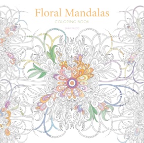 Floral Mandalas Coloring Book