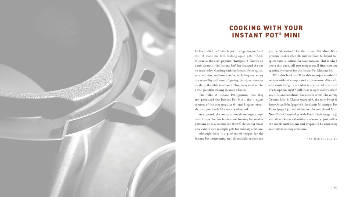 Cooking with Your Instant Pot® Mini by Heather Schlueter: 9781454931928 -  Union Square & Co.