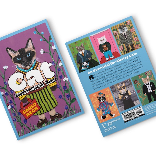 Cat POSTCARDS - Fine Art Cat Postcards 8 in Book - Famous Cat Paintings  Postcard