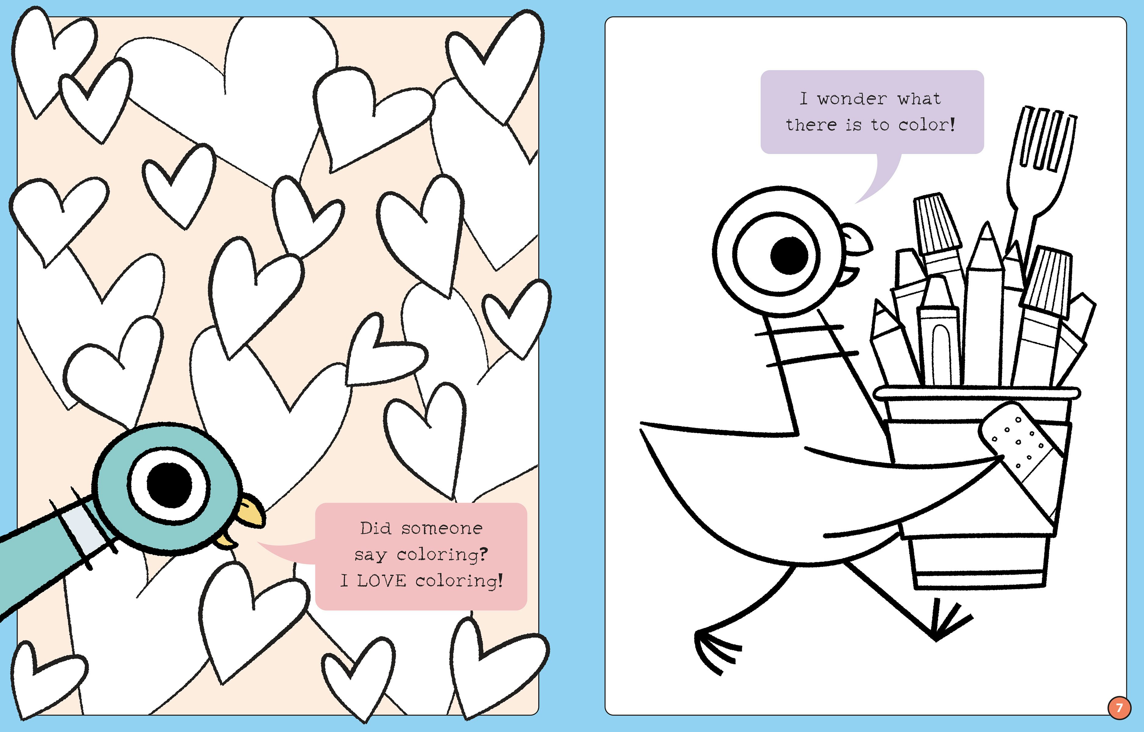 Don't Let The Pigeon Color This Book! by Mo Willems Workshop