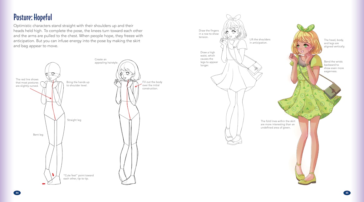 Human body poses and art anatomy of Shepherd How to draw manga anime Book