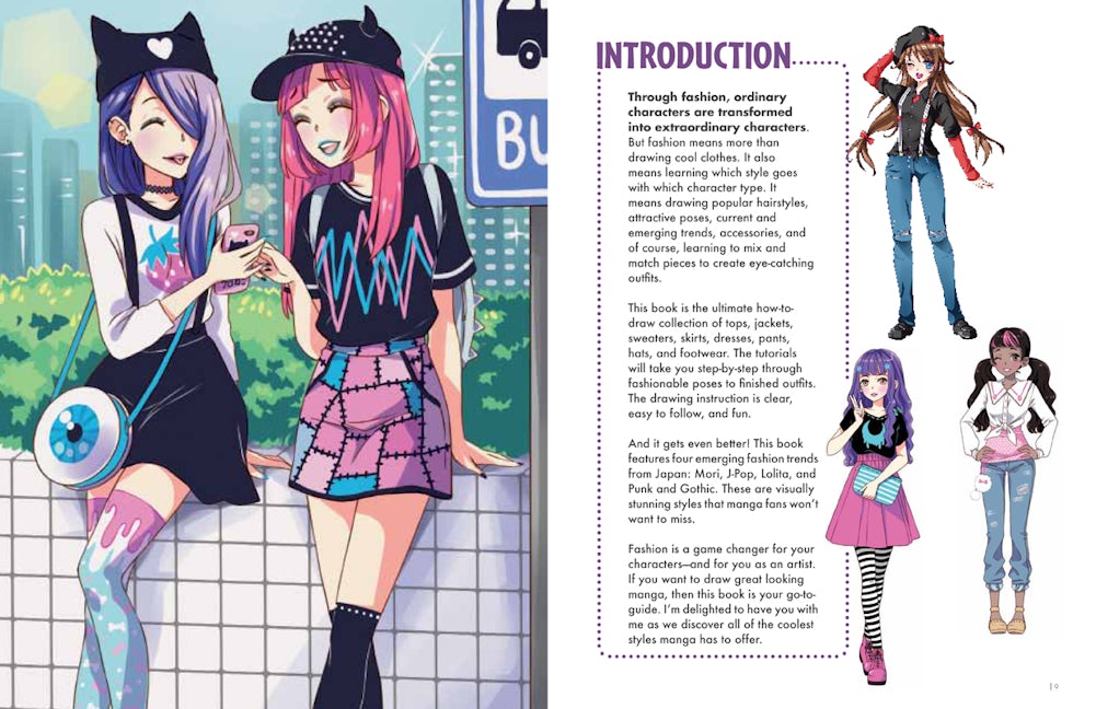 Draw Fashionable Manga Girls: An Anime Drawing Workbook for